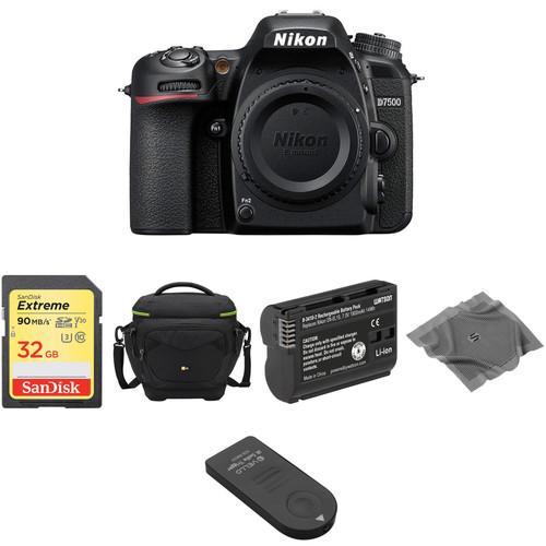 Nikon D7500 DSLR Camera Body Basic Kit