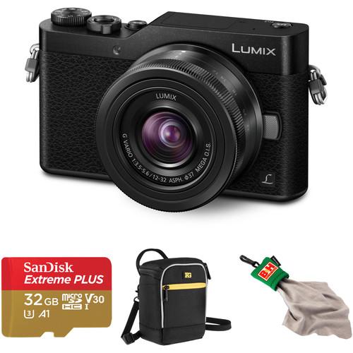 Panasonic Lumix DC-GX850 Mirrorless Micro Four Thirds Digital Camera with 12-32mm Lens and Accessories Kit