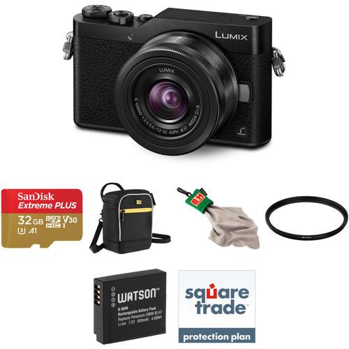 Panasonic Lumix DC-GX850 Mirrorless Micro Four Thirds Digital Camera with 12-32mm Lens Deluxe Kit