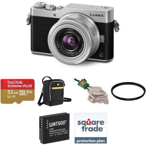 Panasonic Lumix DC-GX850 Mirrorless Micro Four Thirds Digital Camera with 12-32mm Lens Deluxe Kit