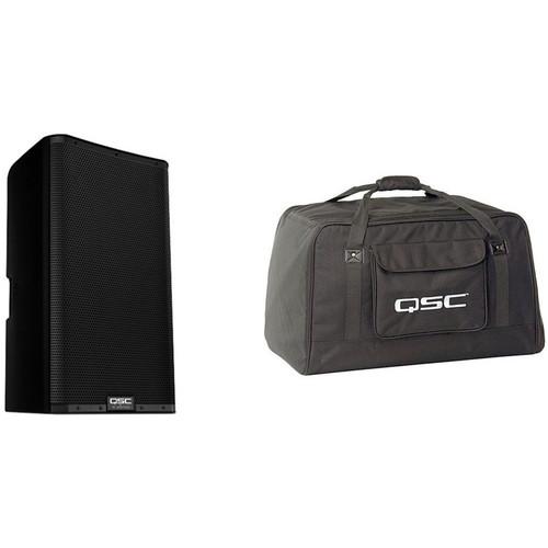 QSC K12.2 K.2 Series 12" 2000W Powered Speaker with Speaker Bag Kit