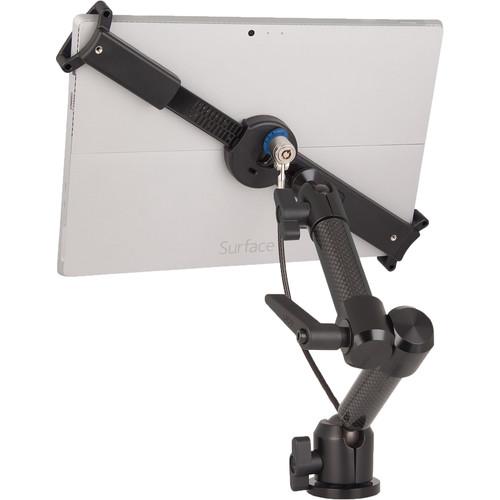The Joy Factory LockDown Universal Wall Cabinet Carbon Fiber Mount with Key Lock for 10-13" Tablets