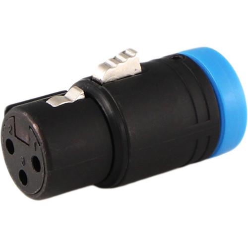 Cable Techniques CT-LPXLR-3F-B Low-Profile XLR 3-Pin Female Connector with Adjustable Side Cable-Exit