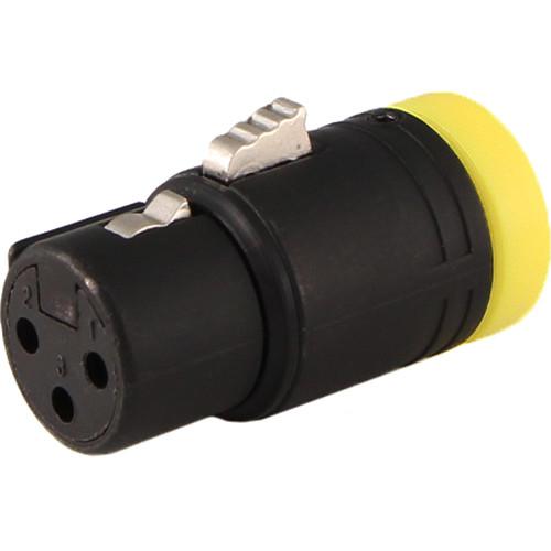 Cable Techniques CT-LPXLR-3F-Y Low-Profile XLR 3-Pin Female Connector with Adjustable Side Cable-Exit
