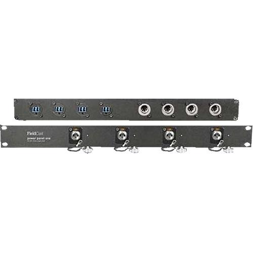FieldCast 19" Power Panel One with 2Core SM LC XLR Connectors for Hybrid, ATEM Converters and Power Box
