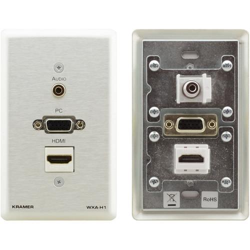 Kramer HDMI, VGA, and 1 8" Audio Wall Plate