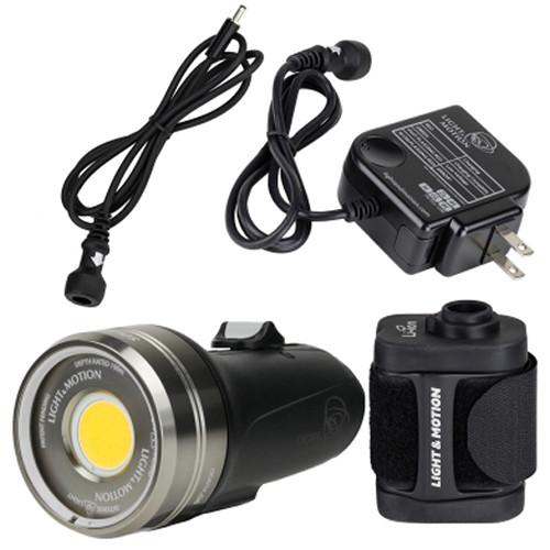 Light & Motion SOLA Video 3800 F LED Dive Light with Battery Pack Kit