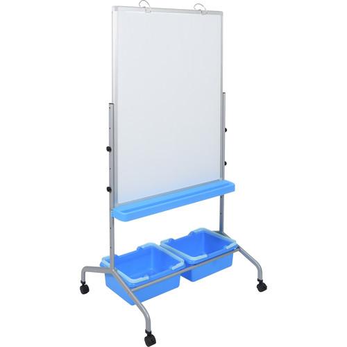 Luxor Classroom Chart Stand with Storage Bins