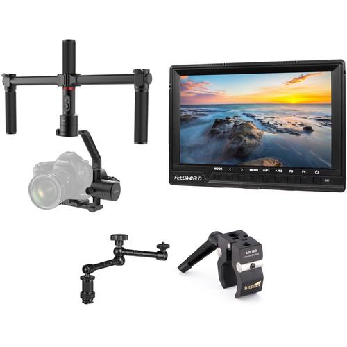 Moza Air 3-Axis Gimbal Stabilizer Kit with 7" Monitor and Articulating Arm