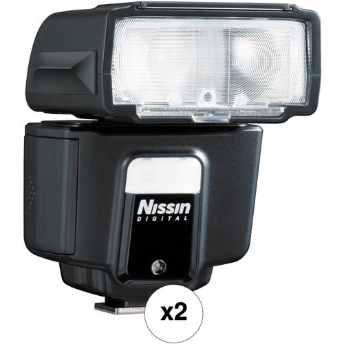 Nissin i40 Compact Two Flash Kit for Nikon Cameras