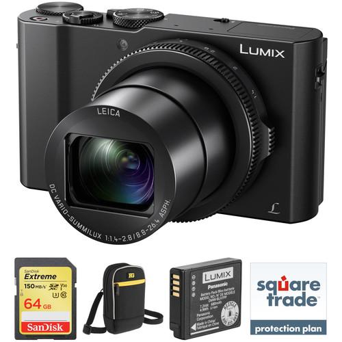 Panasonic Lumix DMC-LX10 Digital Camera Deluxe Kit