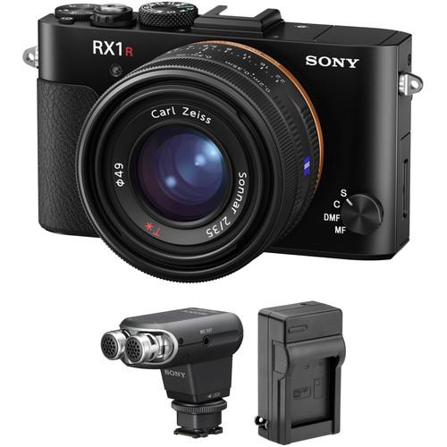 Sony Cyber-shot DSC-RX1R II Digital Camera with Microphone Kit