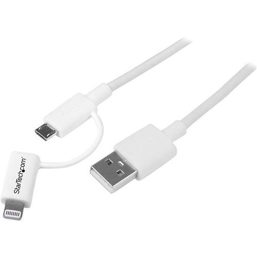 StarTech Lightning & Micro-USB to USB Charge & Sync Cable