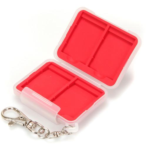 Sunpak SD Card Case with Safety Clip