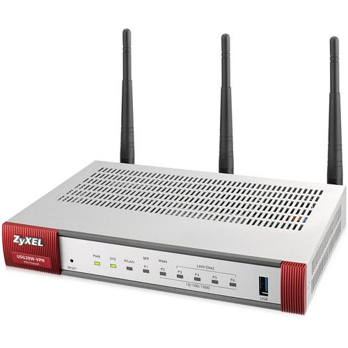 ZyXEL ZyWALL USG20W-VPN Firewall with 3 Detachable Antenna
