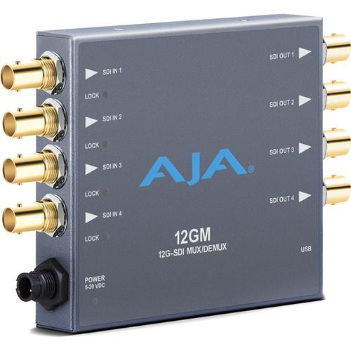 AJA 12GM 12G-SDI to from SDI Muxer DeMuxer