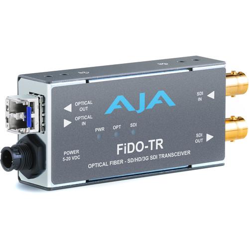AJA FiDO Single-Channel 3G-SDI LC Fiber Transceiver