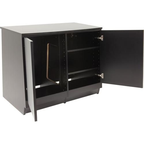 Argosy Spire Rack Plus Package Double-Bay Enclosure with Two Solid Front Doors