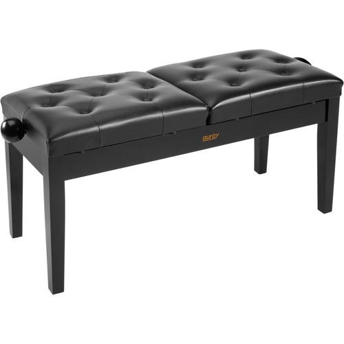 Auray PBS-TS Wooden Piano Bench with Adjustable Height for up to 2 People