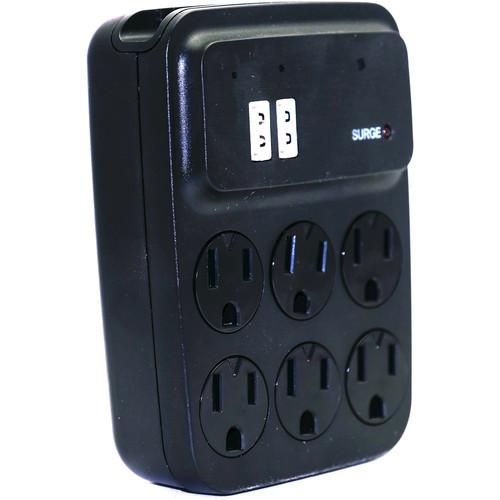 Bush Baby Stealth 6-Outlet Wall Tap with 1920 x 1080 Covert Camera