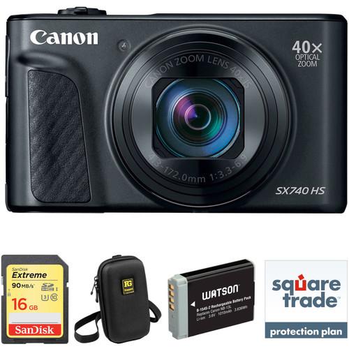 Canon PowerShot SX740 HS Digital Camera Deluxe Kit