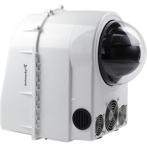 Dotworkz D3 COOLDOME Single-Fan Active Cooling Camera Enclosure with Tinted Lens