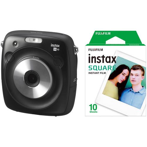 FUJIFILM INSTAX SQUARE SQ10 Hybrid Instant Camera with Instant Film Kit