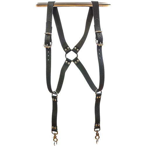 Funk Plus Water Buffalo Leather Ring Back Harness with 1.25" Wide Straps