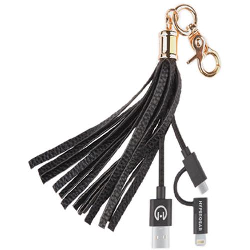 HyperGear Hybrid Charging Cable Tassel Keychain