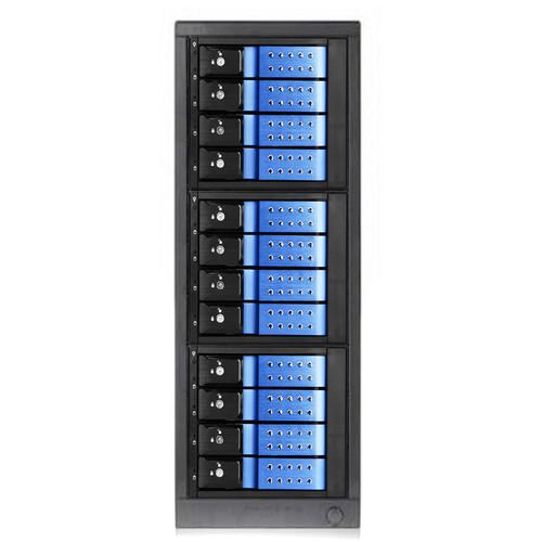 iStarUSA 12-Bay 3.5" SAS SATA 6 Gb s miniSAS Trayless JBOD Enclosure
