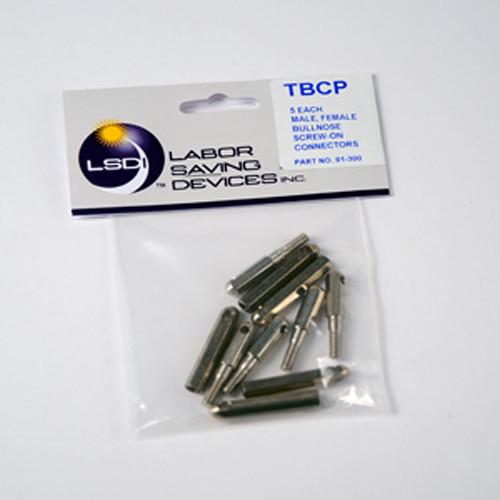 Labor Saving Devices Threaded Bull-Nose Connector Replacement Tip Pack
