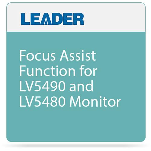 Leader Focus Assist Function for LV5490 and LV5480 Monitor