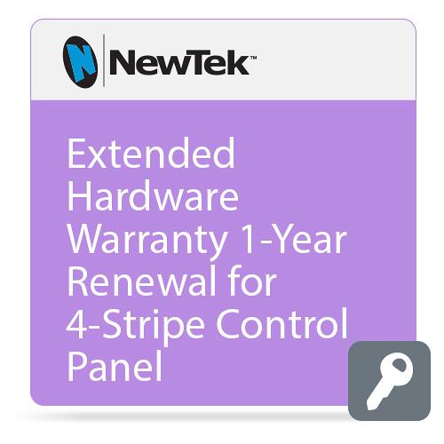 NewTek Extended Hardware Warranty 1-Year Renewal for 4-Stripe Control Panel