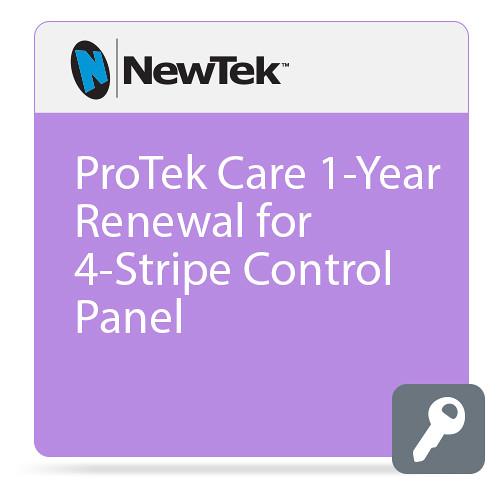 NewTek ProTek Care 1-Year Renewal for 4-Stripe Control Panel