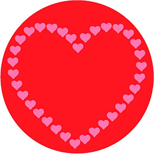 Rosco Heart of Hearts in Color 2-Color Wedding Glass Gobo