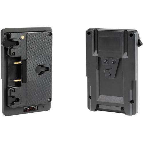 SHAPE Gold Mount to V-Mount Regulated Battery Converter