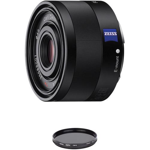 Sony Sonnar T* FE 35mm f 2.8 ZA Lens with Circular Polarizer Filter Kit