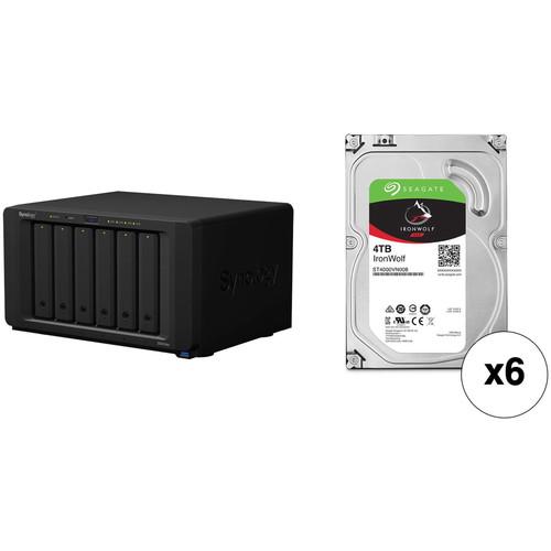 Synology DiskStation 24TB DS3018xs 6-Bay NAS Enclosure Kit with Seagate NAS Drives