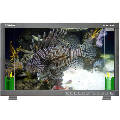 Wohler 32" Ultra HD IPS LCD Video Monitor with 4 3G-SDI