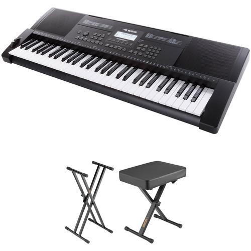 Alesis Harmony 61 Keyboard with Stand and Bench Kit, Alesis, Harmony, 61, Keyboard, with, Stand, Bench, Kit