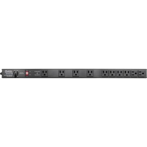 Atlas Sound AP-2410-15S 10-Outlet Vertical Power Strip