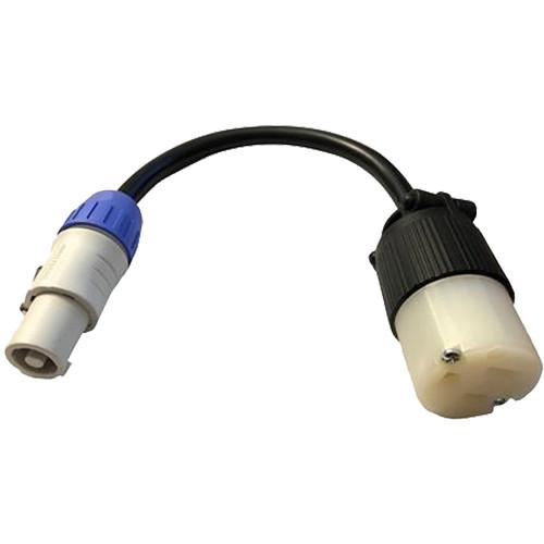 CHAUVET DJ PowerKon to Edison Adapter