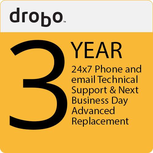 Drobo 3 Yr. 24X7 Tech. Support Nbd Adv. Replacement