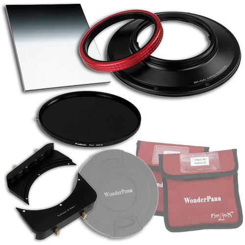 FotodioX WonderPana 145 Core Unit Kit for Canon 14mm Lens with 6.6 x 8.5" Soft-Edge Graduated Neutral Density 0.9 and 145mm Circular Polarizer Filters