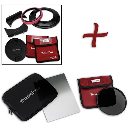 FotodioX WonderPana FreeArc Core Filter Holder and Bracket with ND 16 and Soft-Edge Graduated ND 0.9 Filters Kit for Sony 12-24mm Lens