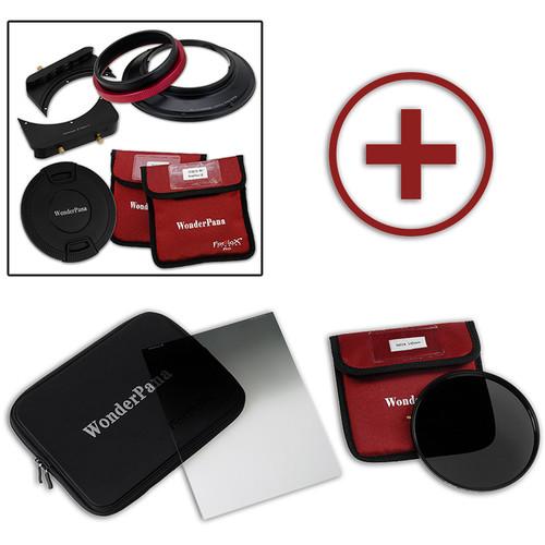 FotodioX WonderPana FreeArc Core Unit Kit for Sigma 20mm Art Lens with 145mm Solid Neutral Density 1.2 and 6.6 x 8.5" Hard-Edge Graduated Neutral Density 0.9 Filters