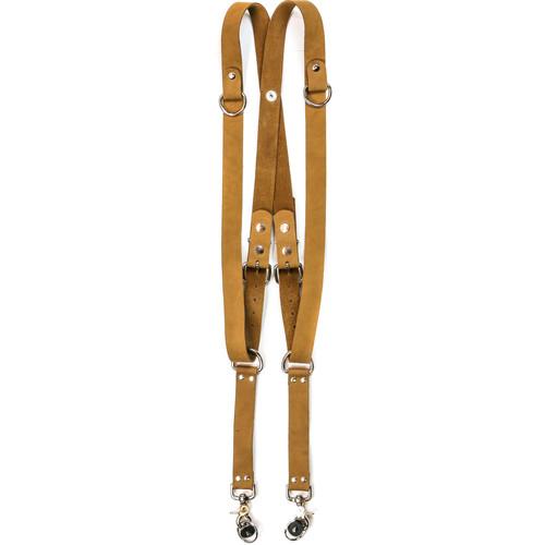 Funk Plus Suede Leather Snap Back Harness with 1.25" Wide Straps and D-Rings
