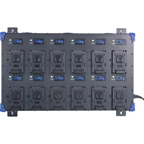 Fxlion 12-Bay V-Mount Wall Charger