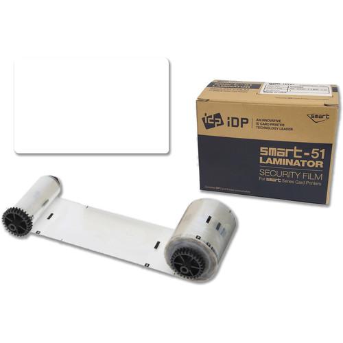 IDP Clear 1.0 mil Smart Card Half-Panel Laminate Film for Smart-50L Printer