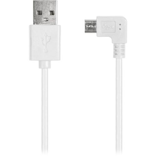 iEssentials USB Type-A Male to Right-Angle Micro-USB Male Cable